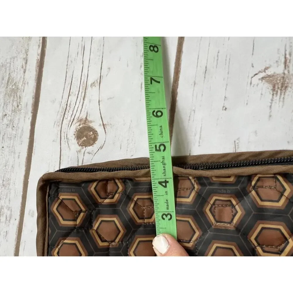 Cinda b Hexagon‎ Patterned Zip Wallet